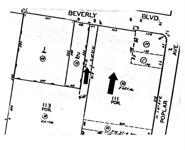 101 E Beverly Blvd, Montebello, CA for lease - Plat Map - Image 3 of 3