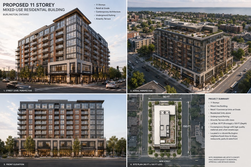 1016 Waterdown Rd, Burlington, ON à vendre - Photo du bâtiment - Image 2 de 2