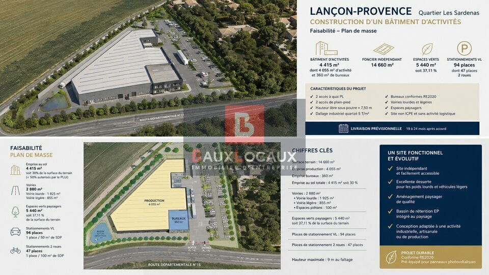 Flex in Lancon Provence for sale Site Plan- Image 1 of 3