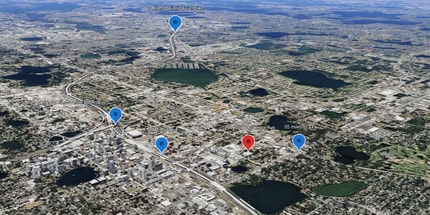 526 N Parramore Ave, Orlando, FL - Aerial  map view - Image1