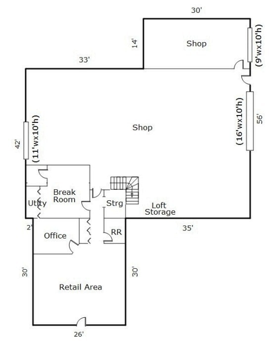 16609 State Highway 371, Brainerd, MN for sale Floor Plan- Image 1 of 8
