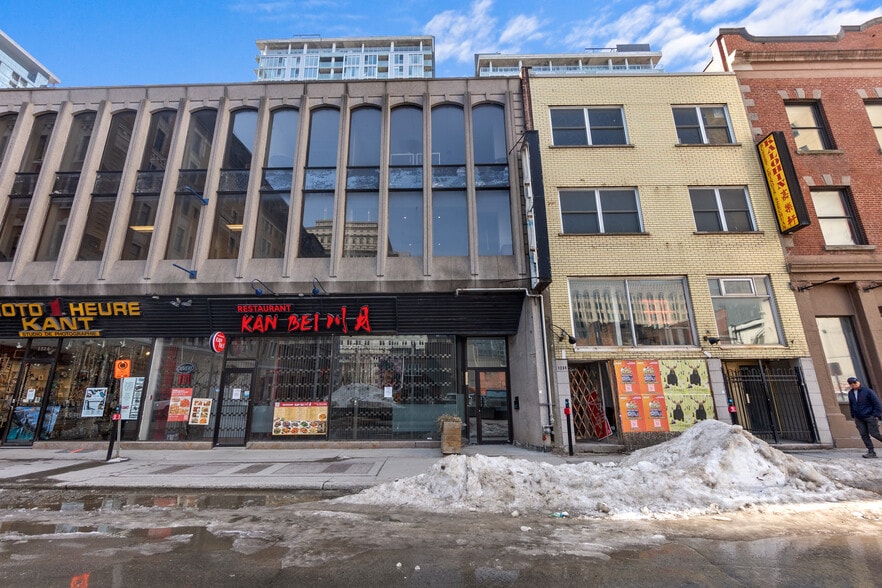 1224-1232 Rue Stanley, Montréal, QC à louer - Photo du bâtiment - Image 2 de 13