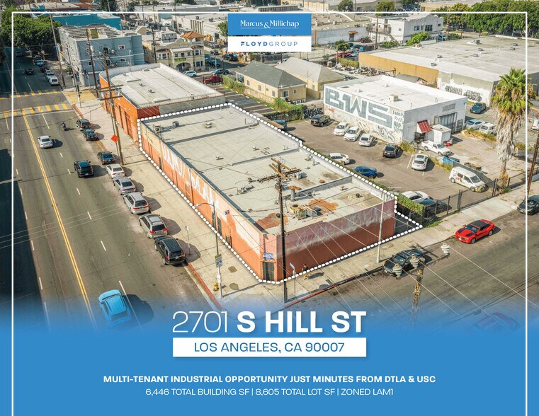 2701-2711 S Hill St, Los Angeles, CA for sale - Aerial - Image 1 of 17