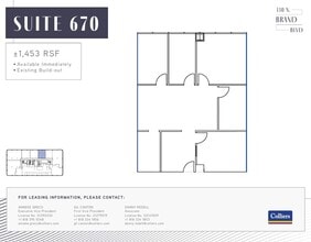330 N Brand Blvd, Glendale, CA à louer Plan d’étage- Image 1 de 1