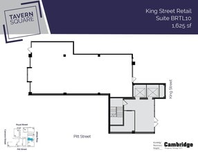 123 N Pitt St, Alexandria, VA à louer Plan d’étage- Image 1 de 1