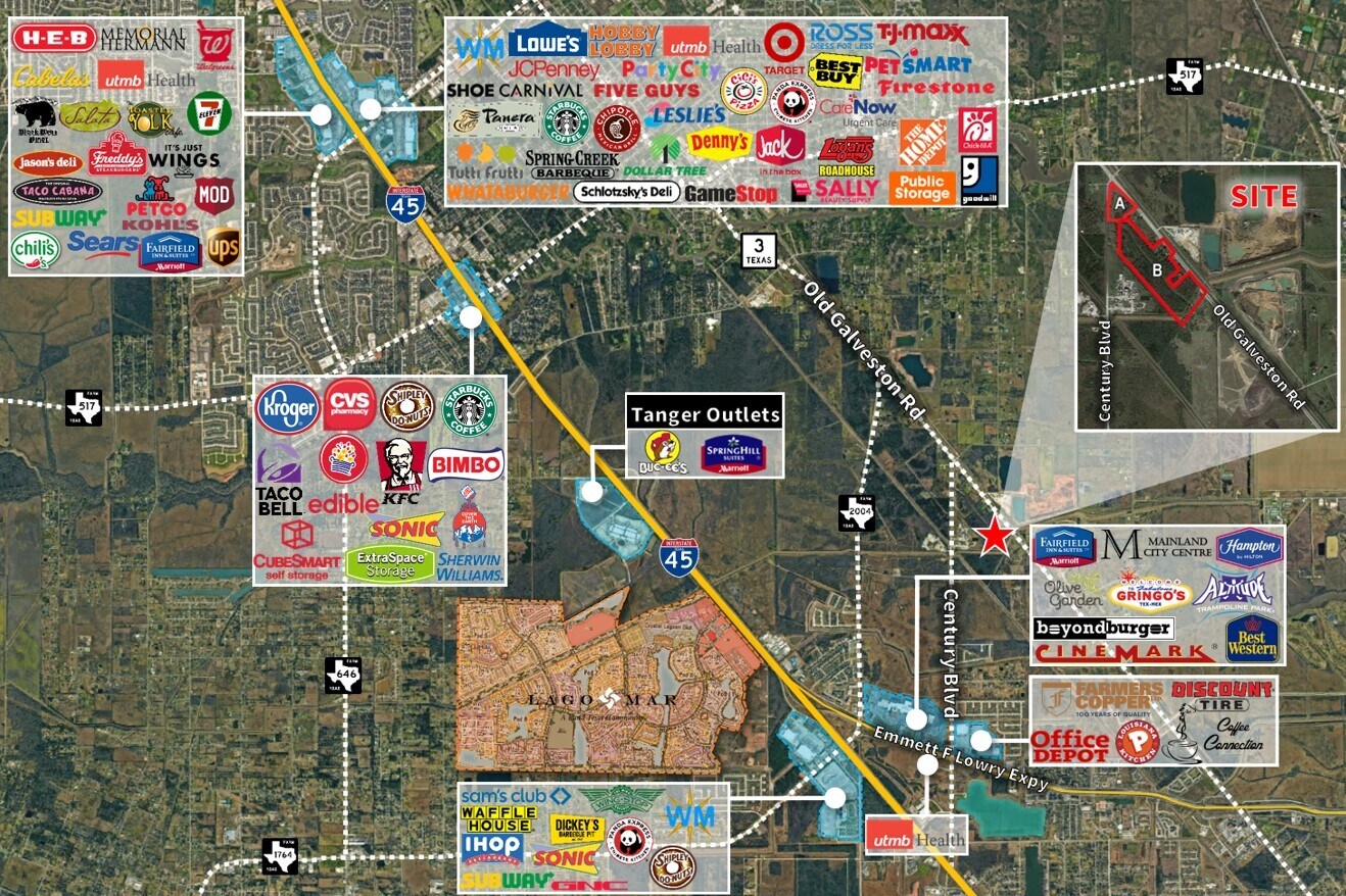 SEQ of Highway 3 & Century Blvd in Texas City, Dickinson, TX for sale Building Photo- Image 1 of 2