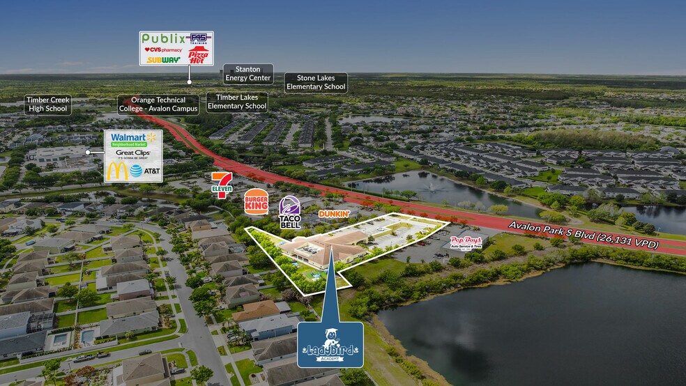 357 S Avalon Park Blvd, Orlando, FL à vendre - Photo du bâtiment - Image 3 de 5