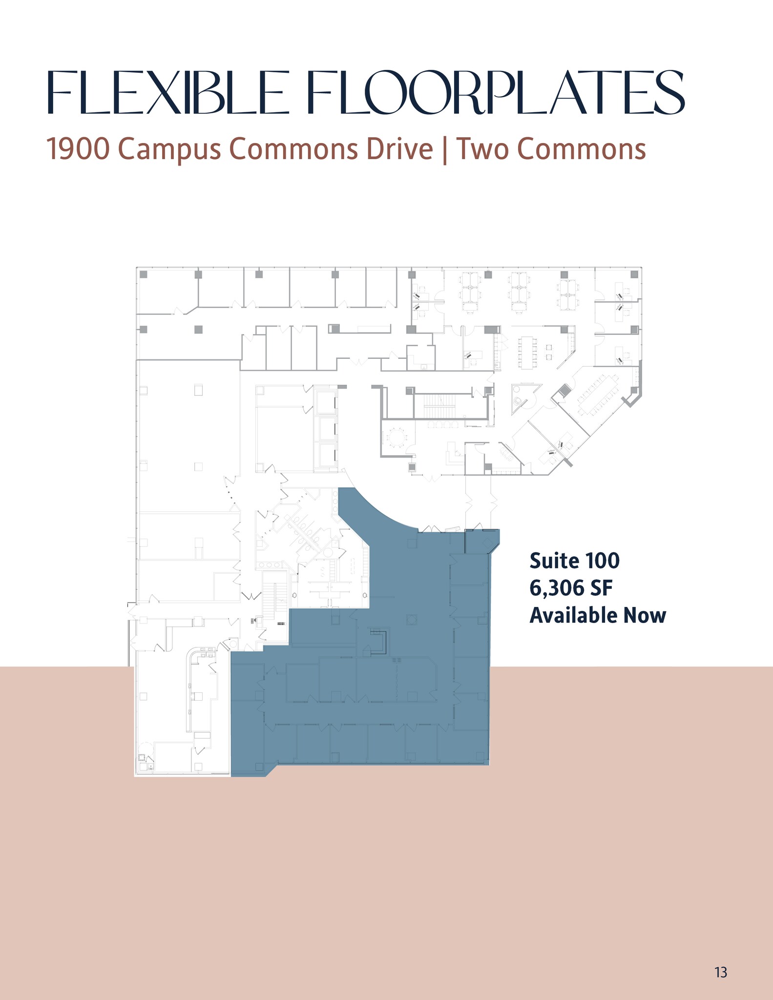 1900 Campus Commons Dr, Reston, VA for lease Floor Plan- Image 1 of 1