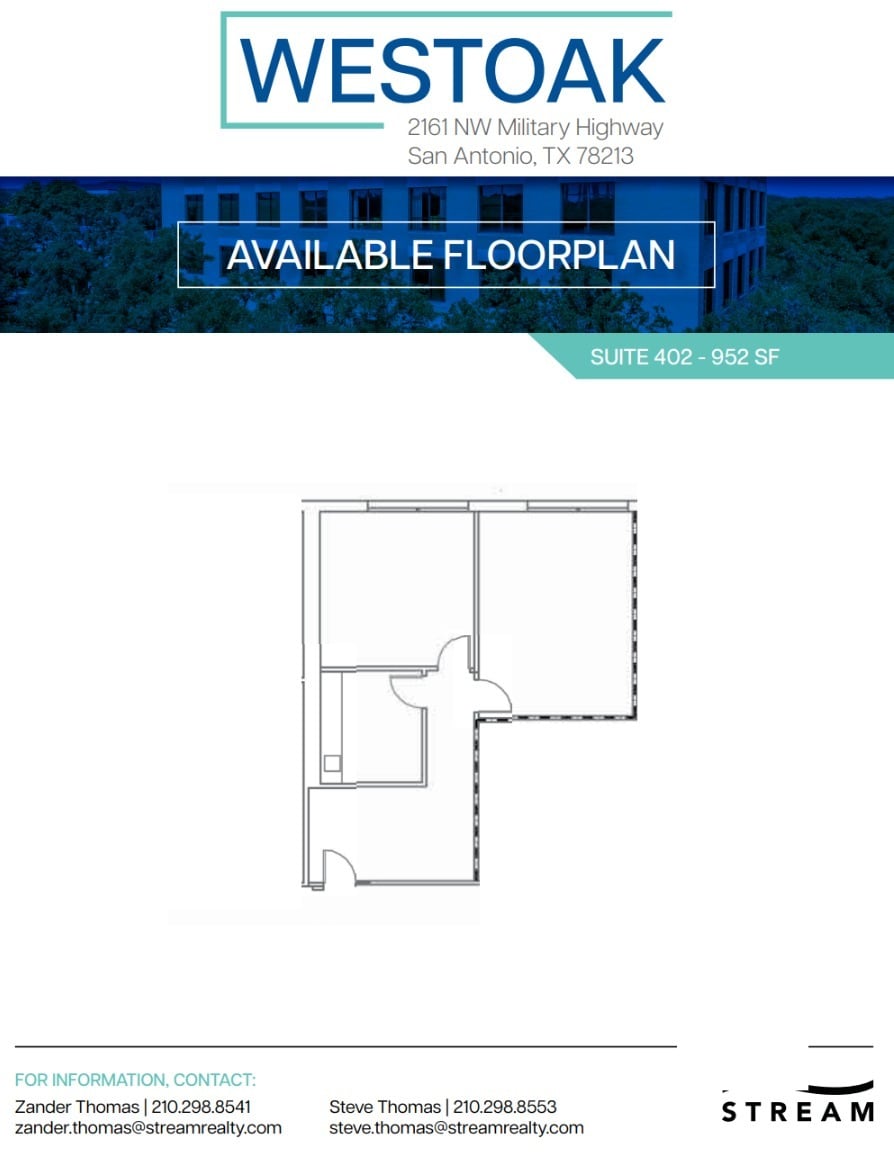 2161 NW Military Hwy, San Antonio, TX for lease Floor Plan- Image 1 of 1