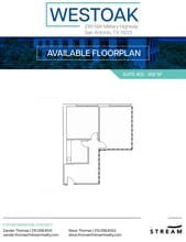 2161 NW Military Hwy, San Antonio, TX for lease Floor Plan- Image 1 of 1