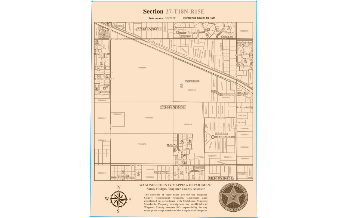 25245 51 hwy, Broken Arrow, OK à vendre Plan cadastral- Image 1 de 2