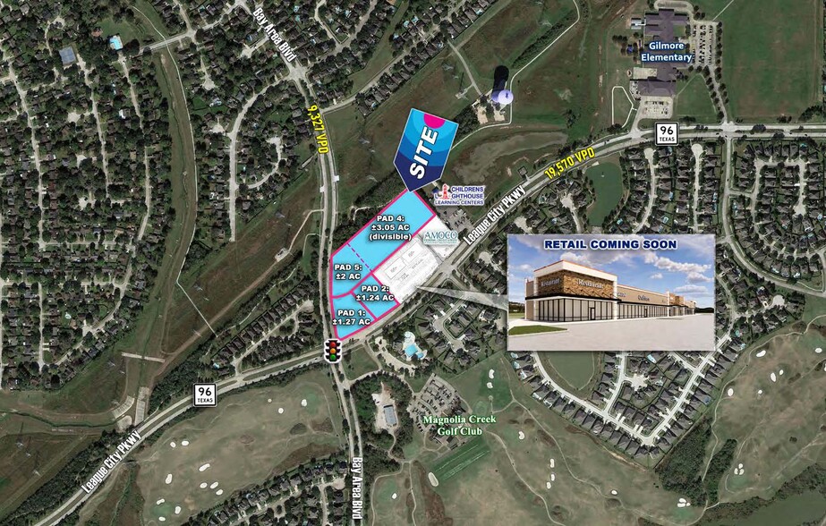 Bay Area Blvd & League City Parkway, League City, TX for sale - Building Photo - Image 1 of 4