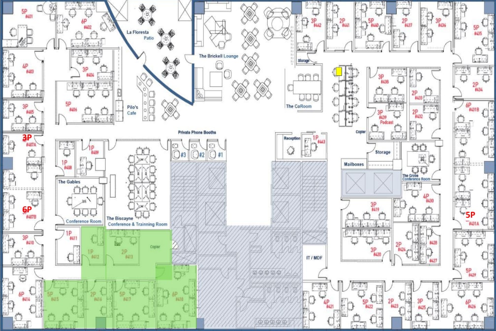 800 brickell Ave, Miami, FL à louer Plan d’étage- Image 1 de 1