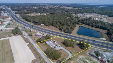 619 N Dixie Ave, Fruitland Park, FL - AÉRIEN Vue de la carte