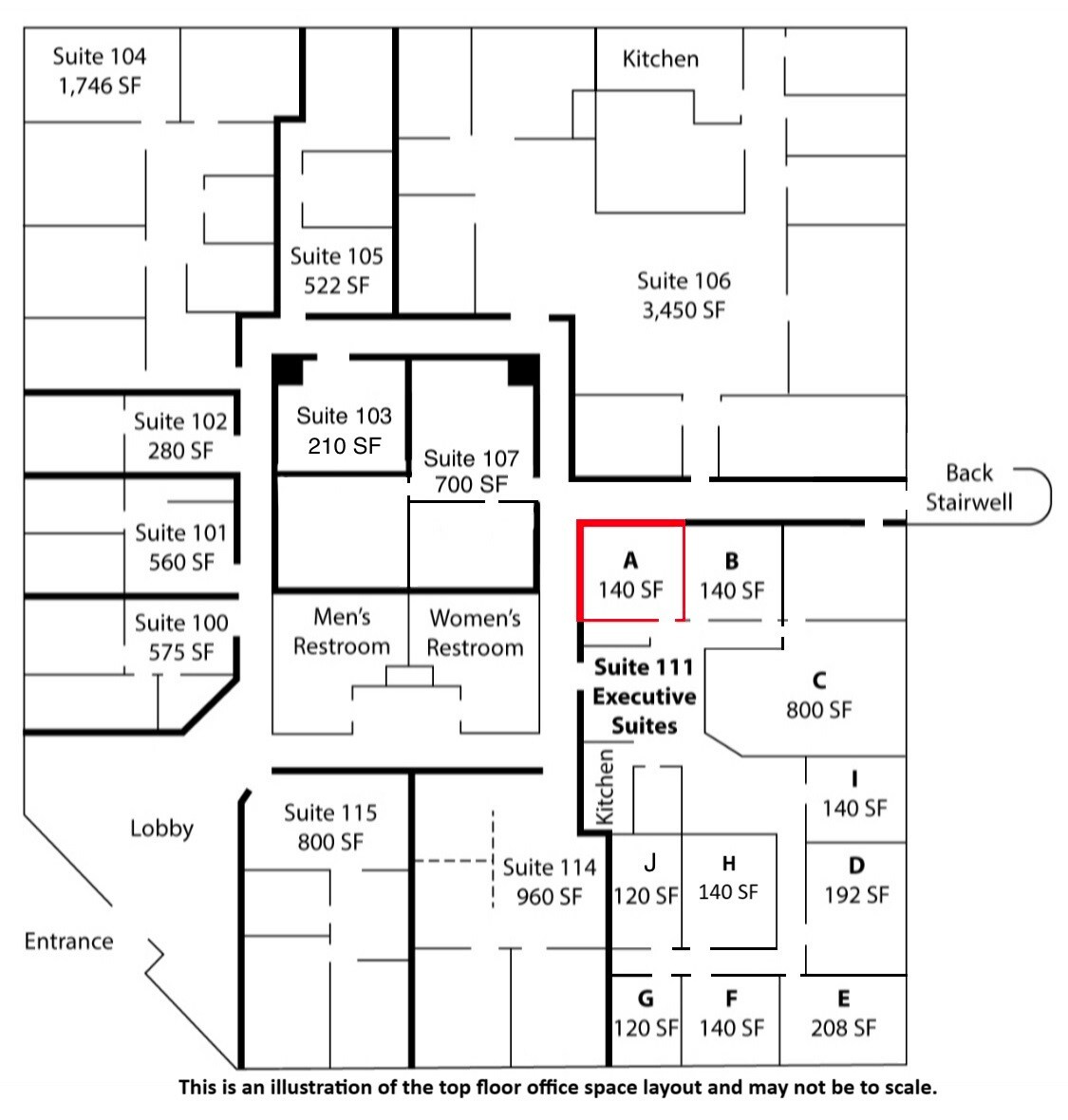 7950 S Lincoln St, Littleton, CO for lease Floor Plan- Image 1 of 1