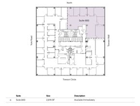 1 Olympic Pl, Towson, MD à vendre Plan d’étage- Image 1 de 1
