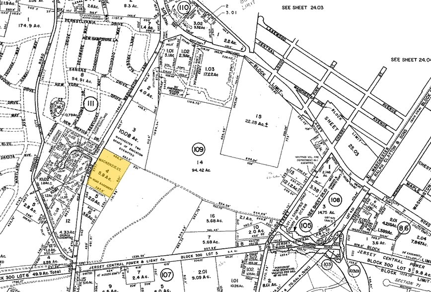 131 Highway 539, Whiting, NJ for sale - Plat Map - Image 2 of 2