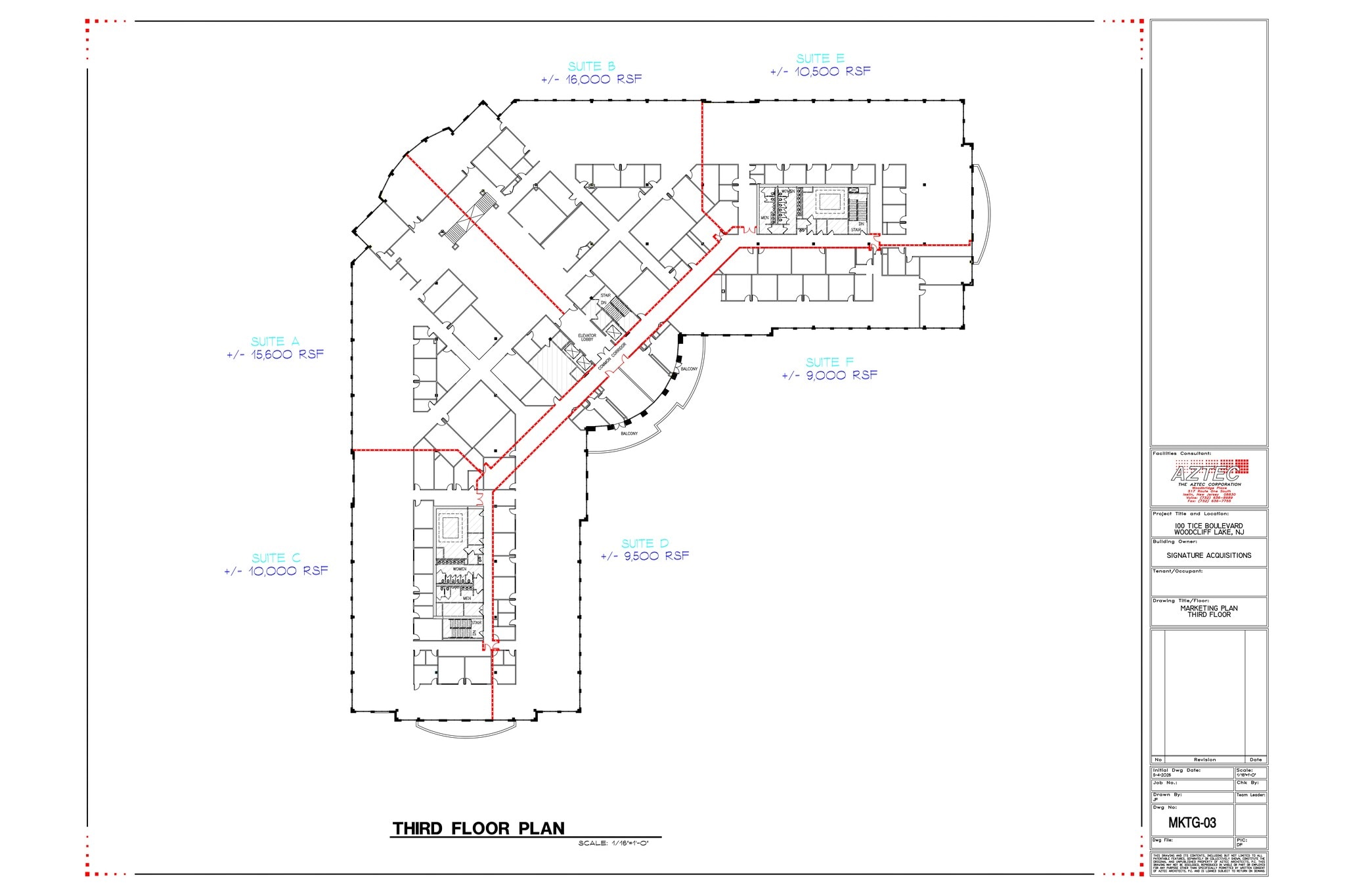 100 Tice Blvd, Woodcliff Lake, NJ for lease Site Plan- Image 1 of 1