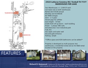 23523 Lutheran Cemetery Rd, Tomball, TX for lease Interior Photo- Image 2 of 3