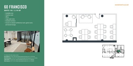 60 Francisco St, San Francisco, CA for lease Floor Plan- Image 1 of 1