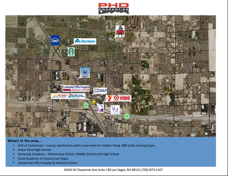 6525 N Buffalo Dr, Las Vegas, NV à louer - Aérien - Image 3 de 12
