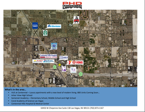 6535 N Buffalo Dr, Las Vegas, NV - AERIAL  map view