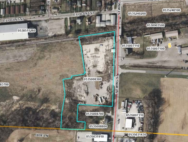 403 S Ewing St, Lancaster, OH à vendre - Aérien - Image 3 de 4