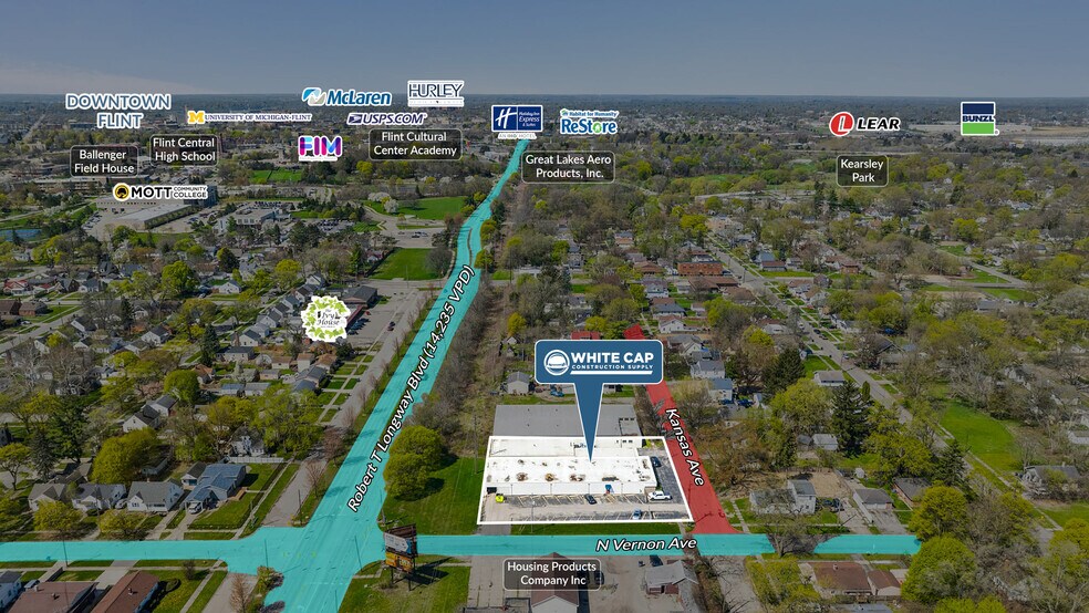 2120 Kansas Ave, Flint, MI à vendre - Photo du bâtiment - Image 3 de 5