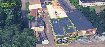 770 Wethersfield Ave, Hartford, CT - AERIAL map view - Image1