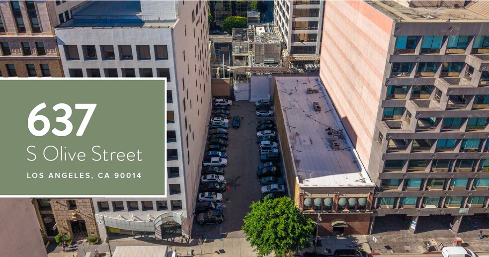 637 S Olive St, Los Angeles, CA à louer - Aérien - Image 2 de 3