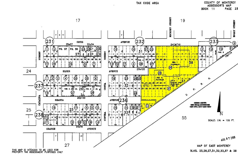 600 Ortiz Ave, Sand City, CA for lease - Plat Map - Image 2 of 12