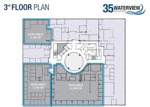 35 Waterview Blvd, Parsippany, NJ à louer Plan d  tage- Image 1 de 2