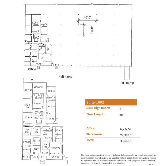 3439-3455 Steen St, San Antonio, TX à louer Plan d  tage- Image 1 de 1