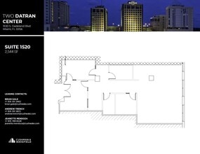 9130 S Dadeland Blvd, Miami, FL à louer Plan d’étage- Image 1 de 1