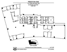 18111 Preston Rd, Dallas, TX à louer Plan d’étage- Image 2 de 2