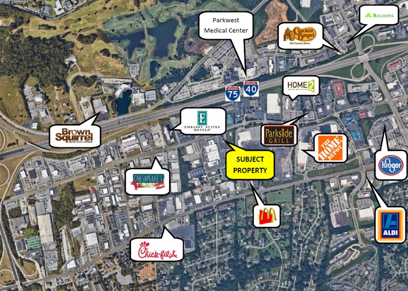 505 N Peters Rd, Knoxville, TN à vendre - Photo du bâtiment - Image 3 de 4