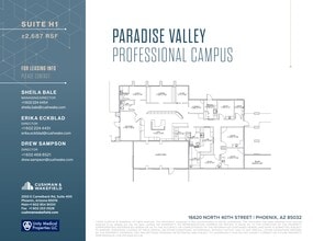 16620 N 40th St, Phoenix, AZ for lease Site Plan- Image 1 of 1