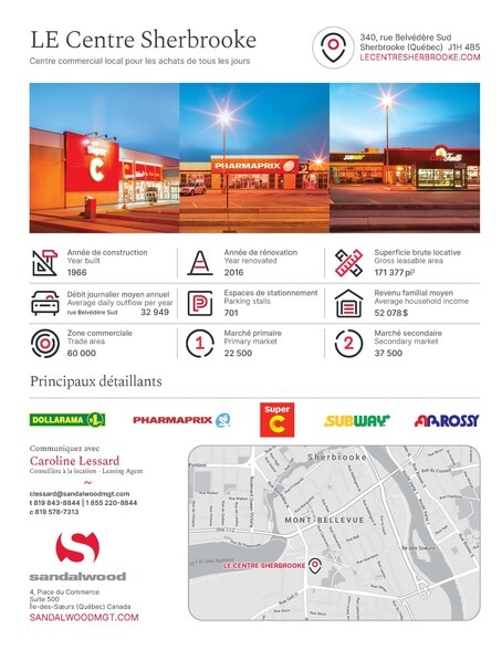 340 Rue Belvédère S, Sherbrooke, QC for lease - Building Photo - Image 2 of 3