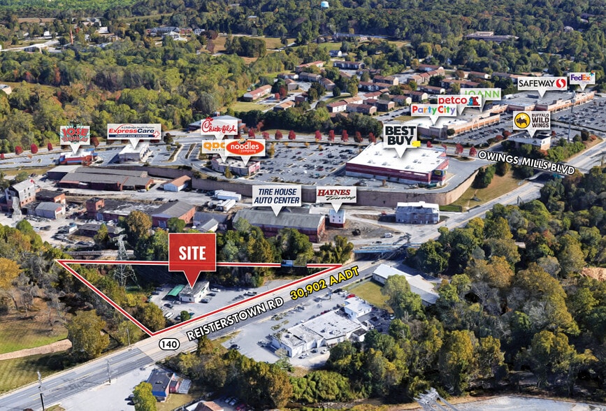 10515 Reisterstown Rd, Owings Mills, MD for sale - Aerial - Image 3 of 5