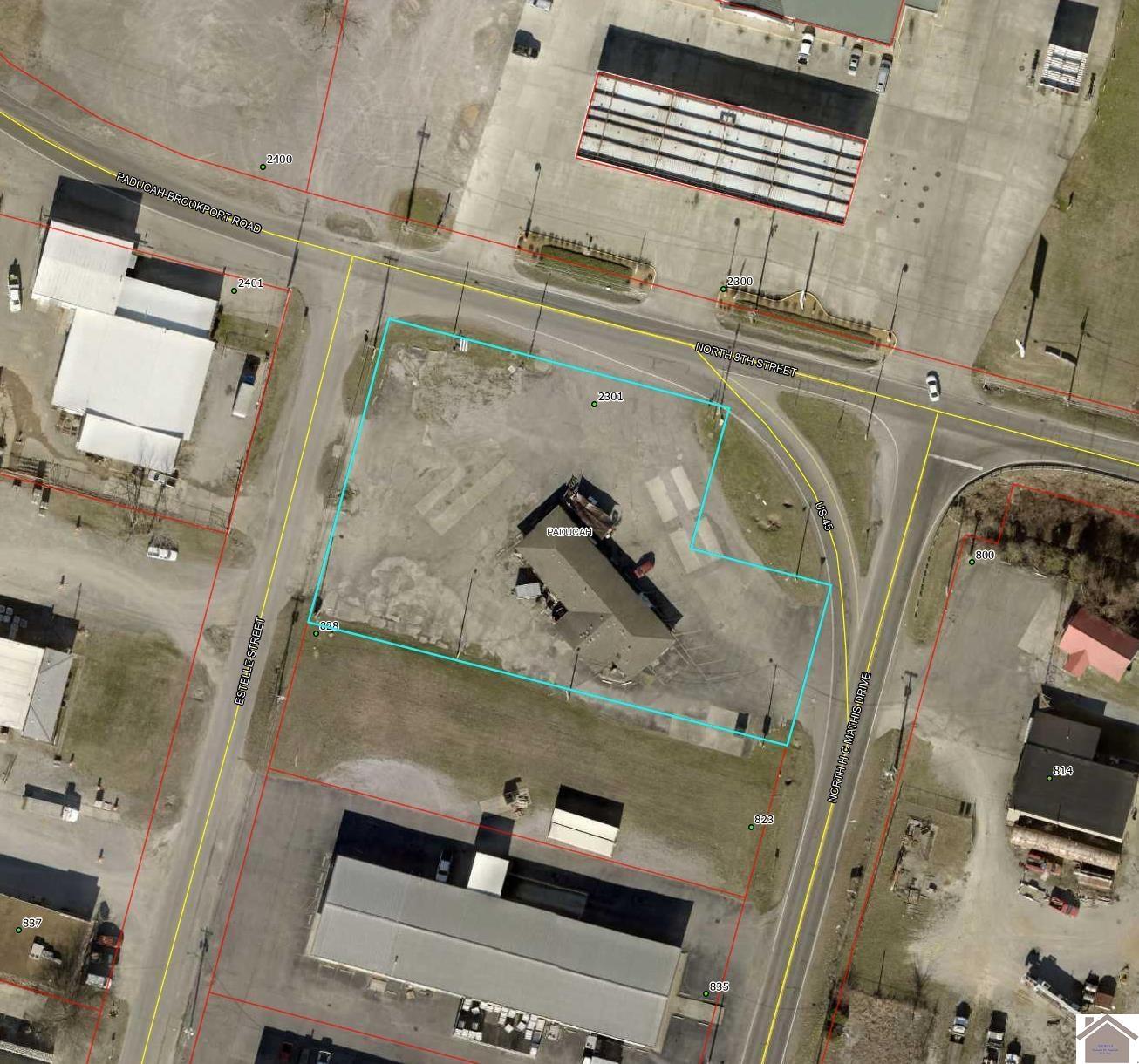 2301 N 8th St, Paducah, KY for sale Aerial- Image 1 of 11