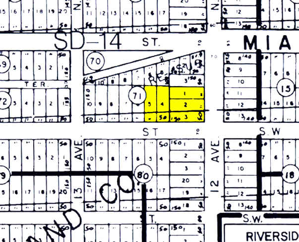 1201 SW 1st St, Miami, FL à louer - Plan cadastral - Image 3 de 14