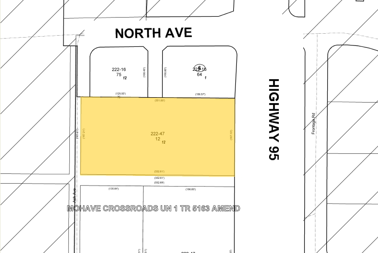 3699 Hwy 95, Bullhead City, AZ for sale - Plat Map - Image 1 of 1