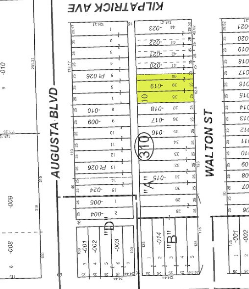 4714-4716 W Walton St, Chicago, IL à vendre - Plan cadastral - Image 3 de 4