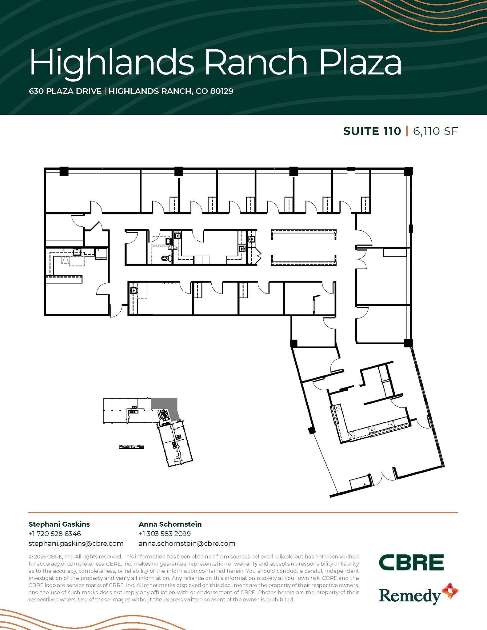 630 Plaza Dr, Highlands Ranch, CO for lease Floor Plan- Image 1 of 1