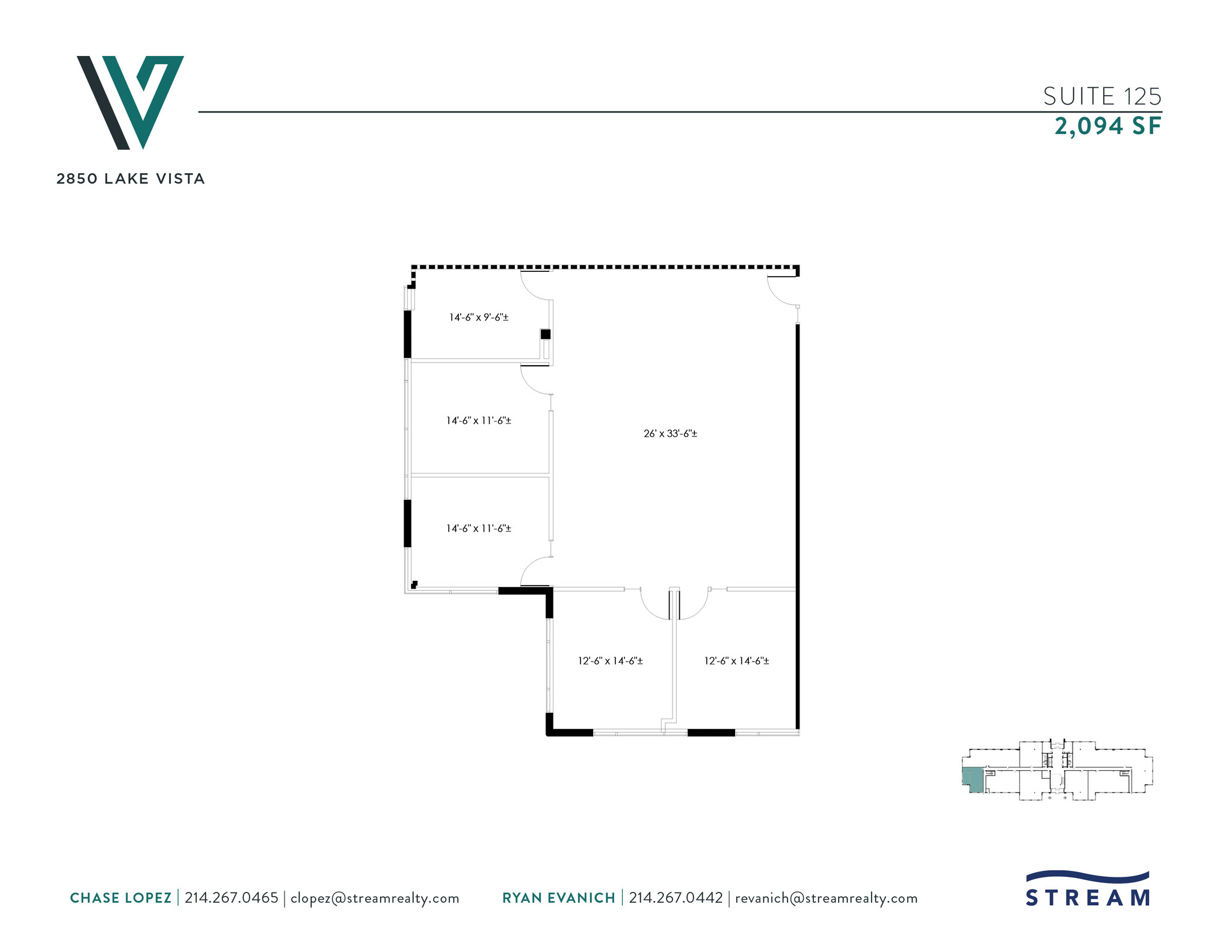 2850 Lake Vista Dr, Lewisville, TX for lease Floor Plan- Image 1 of 1