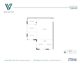 2850 Lake Vista Dr, Lewisville, TX for lease Floor Plan- Image 1 of 1