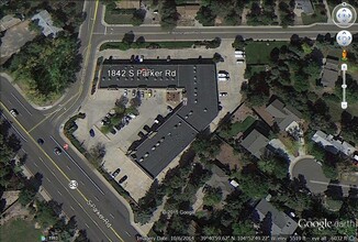 1842 S Parker Rd, Denver, CO - Aérien Vue de la carte
