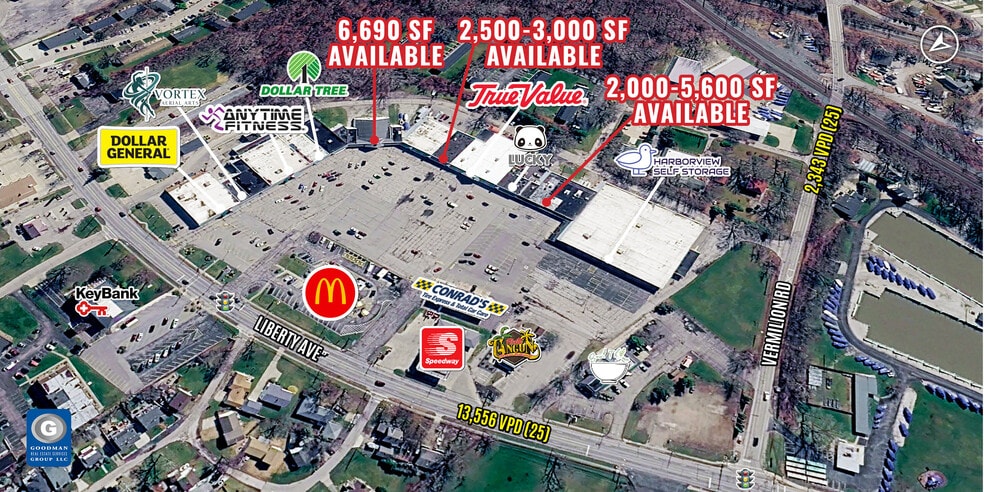 4705-4813 Liberty Ave, Vermilion, OH for lease - Aerial - Image 1 of 3