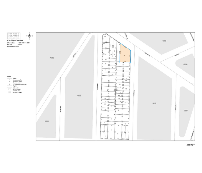 1436 E Gun Hill Rd, Bronx, NY à louer - Plan cadastral - Image 2 de 6