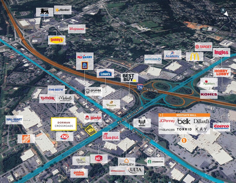 1501 W. O. Ezell Blvd, Spartanburg, SC à vendre - Photo du bâtiment - Image 3 de 13